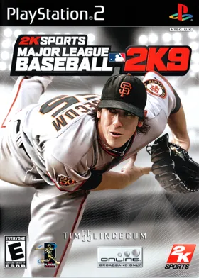 Major League Baseball 2K9 box cover front